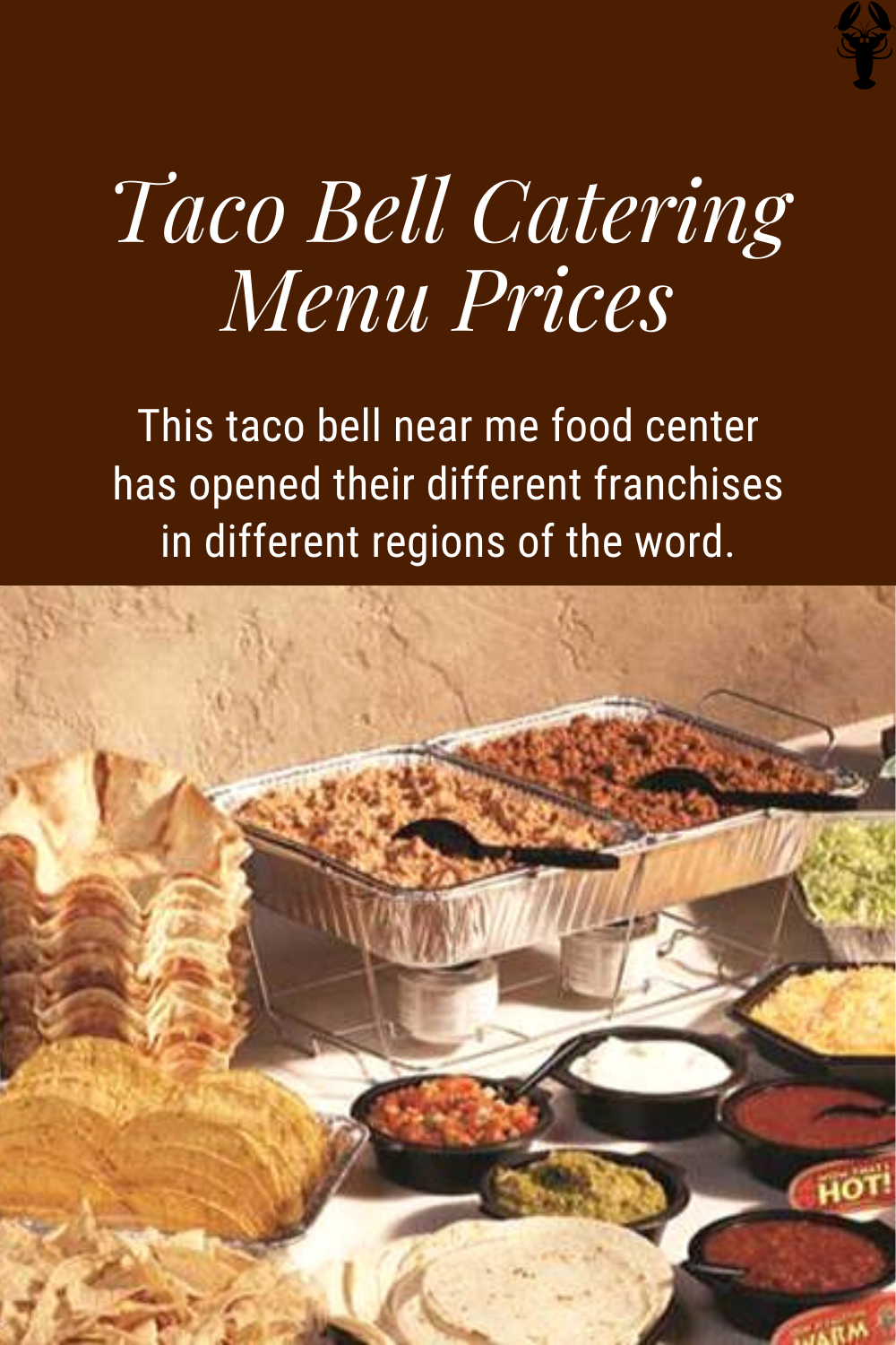 Taco Bell Catering Menu With Prices