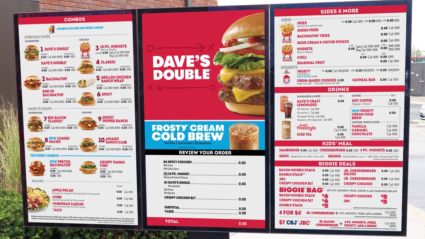 Wendys Price Menu With Prices