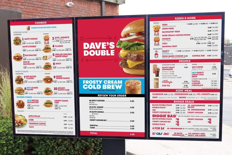 Wendys Restaurant Menu With Prices